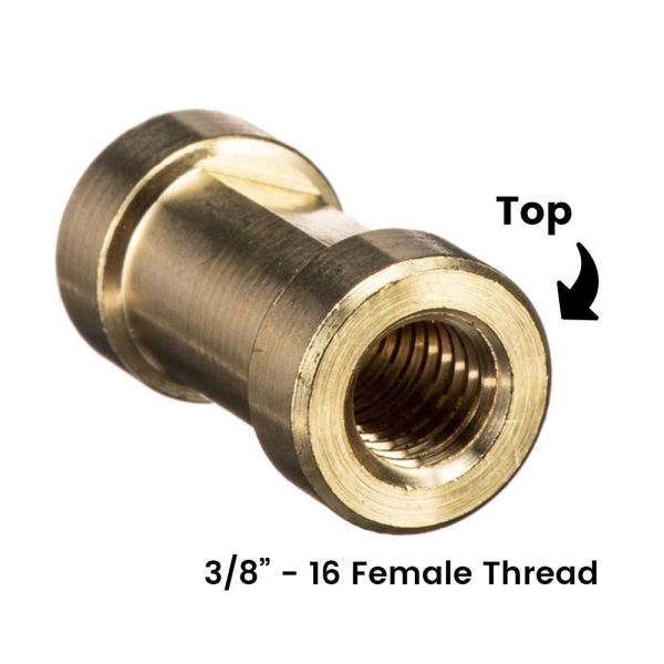 3:8 - 16 to M8 X 1.25 Adapter