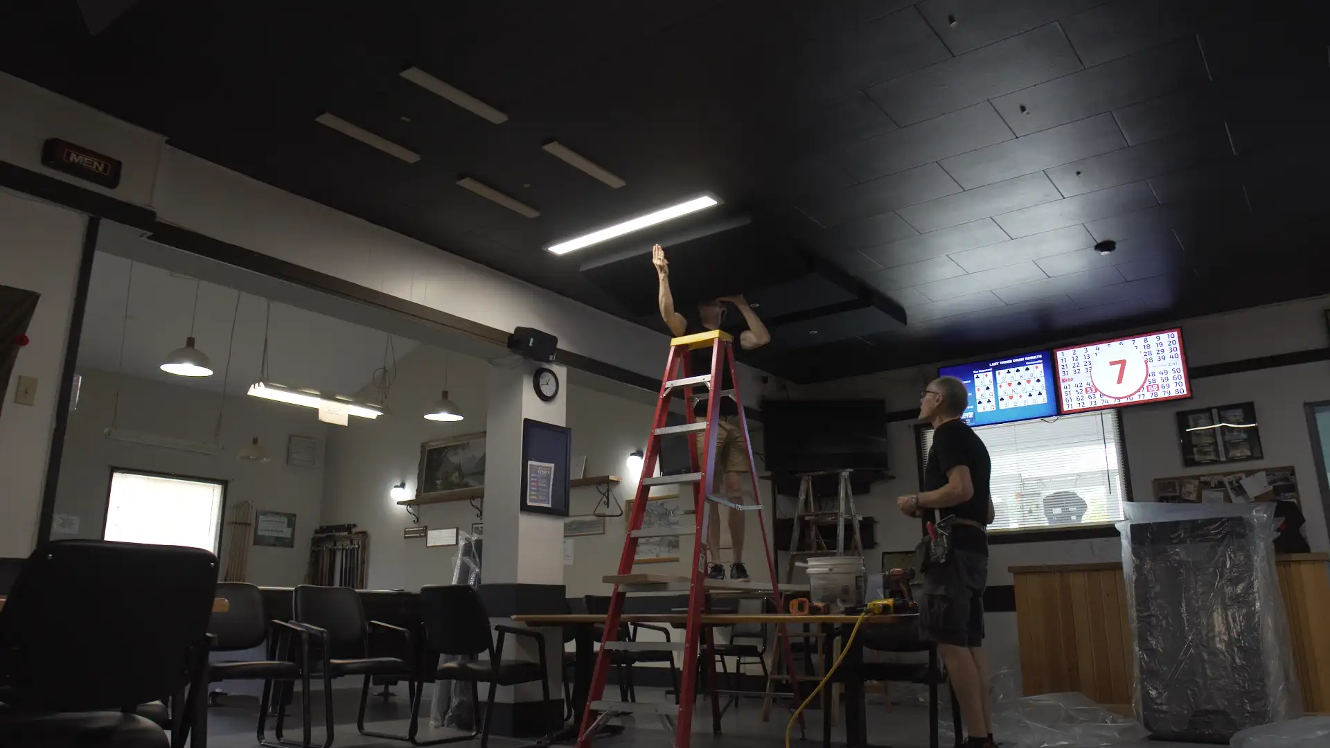 Ceiling Cloud Installation