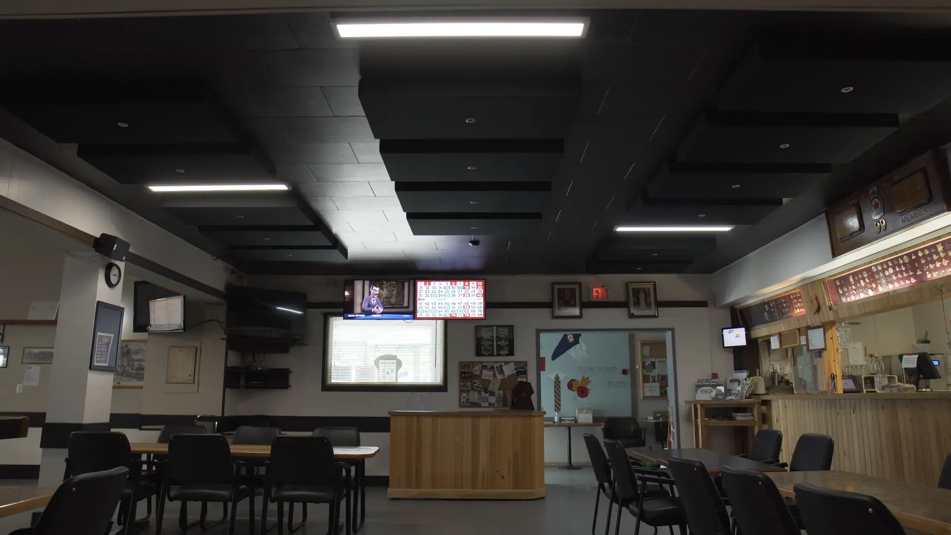 Sicamous Royal Canadian Legion Acoustic Ceiling