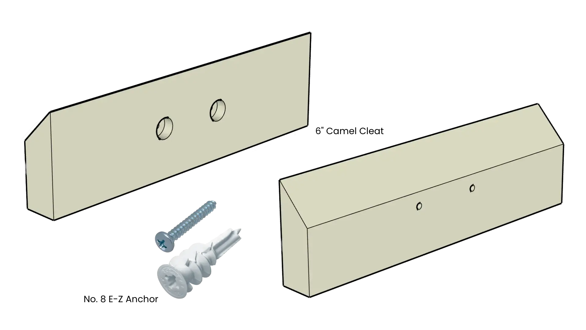 Camel Cleat Mounting